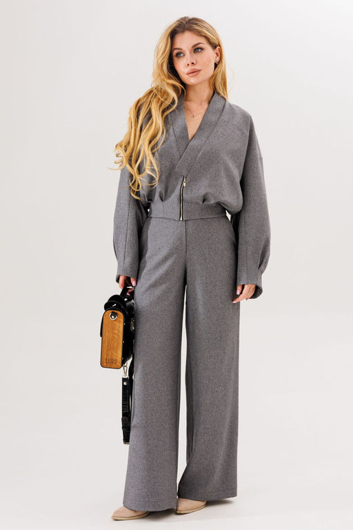 Костюм AmberA 2019 серый  фото 3