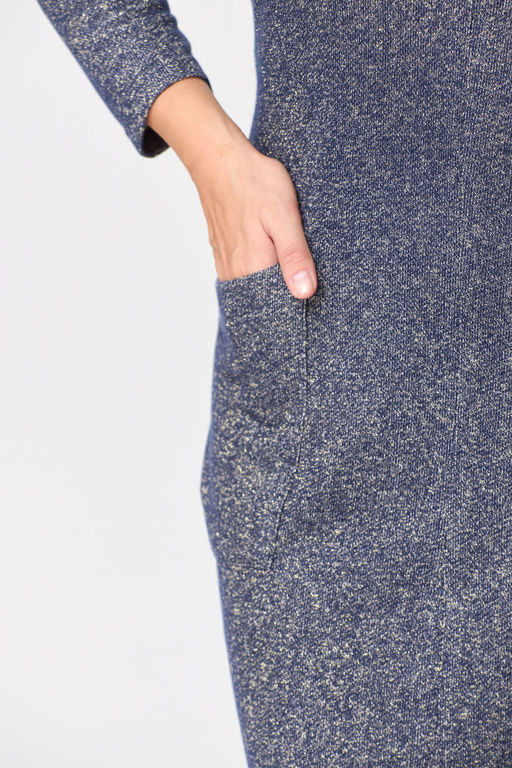 Платье Michel Chic 2145-Р синий, серебро  фото 3