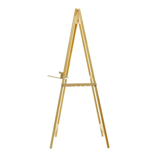 Мольберт тип «Хлопушка», 120×60×65 см, планшет 60×60 см, полка с двумя подстаканниками, неокрашенное дерево, Calligrata