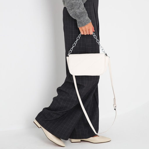 Сумка-мессенджер на магните, цвет белый - Simaland фото 10