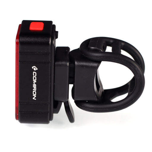 Фонарь задний интеллектуальный COMIRON KULLEN корпус анодированный CNC alloy, IP66; свет COB(28LED) 200lm, 3.7V 330mAh, USB, 7 режимов /уп 100/ - Галеонтрейд фото 11