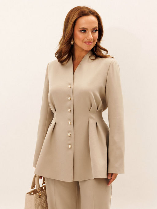 Костюм Liona Style 954 бежевый