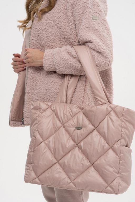 ВИДЕООБЗОР. Сумка из стеганой плащевой ткани на синтепухе - А+б коллекция фото 2