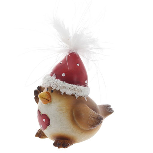 Фигурка декоративная "Птичка", L4 W6 H7,5 см, 2в.