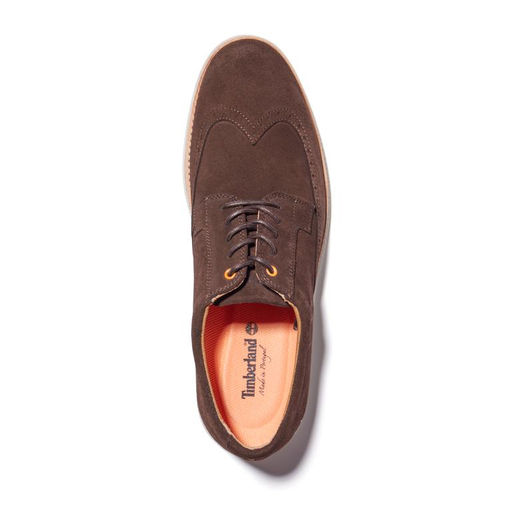 Полуботинки Timberland City Groove Brogue коричневые  фото 5