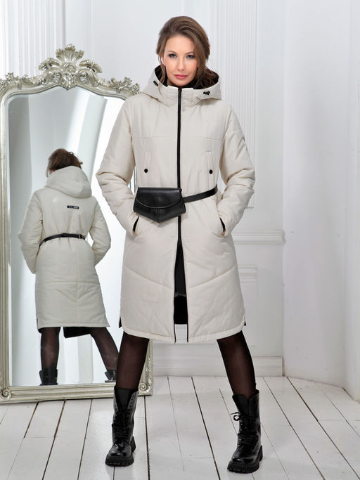 23410 Пальто сл.кость - Dizzyway фото 3