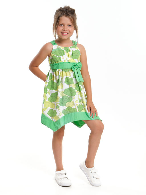 Сарафан для девочки 33-2122 салатовый - Mini maxi фото 2