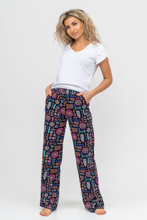 Костюм женский Натали 36691 футболка и брюки хлопок  фото 27