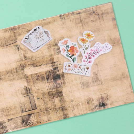 Наклейки в книжке Классика и акварель, 3 фона, 20.7?14.2 см