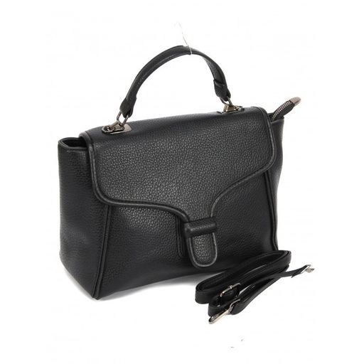 Сумка женская искусственная кожа XHD-19506, 1отд+карм/перег, плечевой ремень, черный 263296 - Bobo фото 2