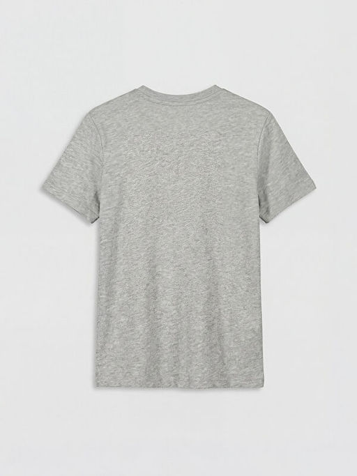 Bisiklet Yaka Kaplan Bask?l? Erkek ?ocuk Ti??rt