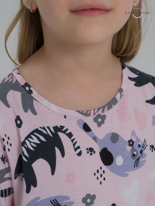 Костюм Актив ленивые котики-розовый - Sovalina фото 25