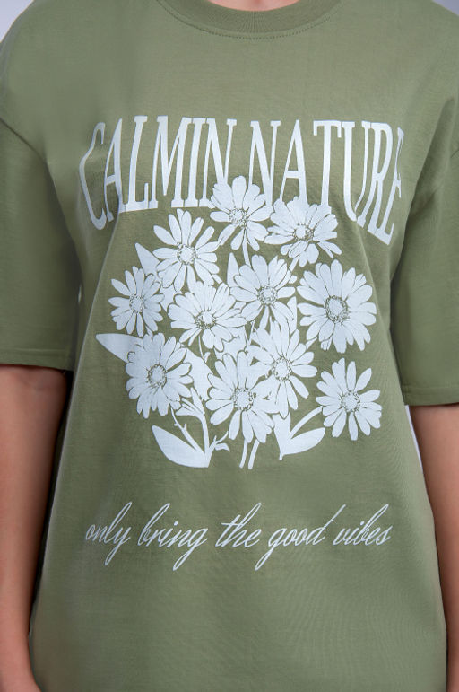 Арт. 31131 Футболка женская оверсайз 44-52 (5 шт) Цвет:полынь - Калинка фото 4