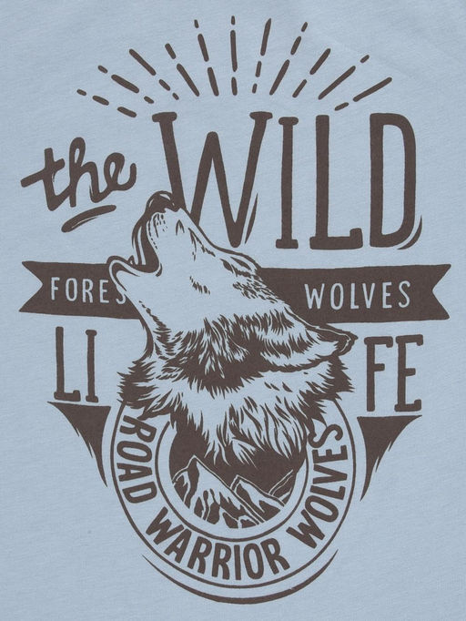 К 302440/серо-голубой 4010 фуфайка (футболка) для мал