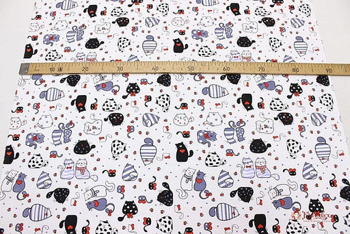Фланель Кошечки пэчворк, ш.0.9м, хлопок-100%, 180гр/м.кв - Купава фото 4