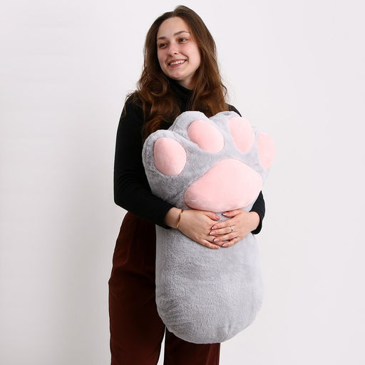 Мягкая игрушка Лапа, 70 см, цвет серый - Simaland фото 5