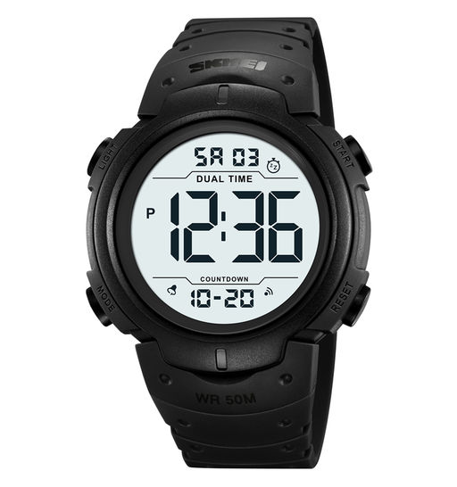 Часы наручные Skmei мужские электронные спортивные 2304black-white