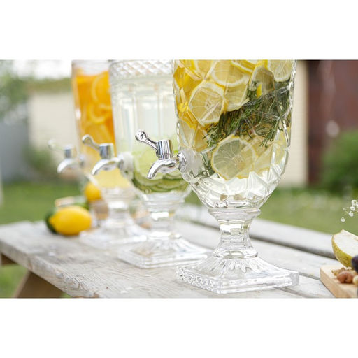 Диспенсер для напитков Magistro «Сияние», 2.7 л, 17×50 см, стекло