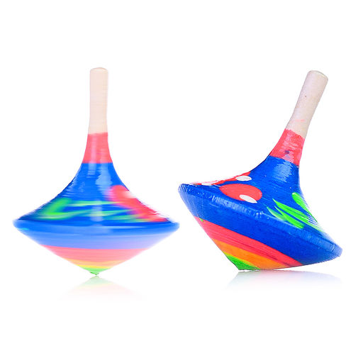 Каталка (волчок) с росписью Д-005