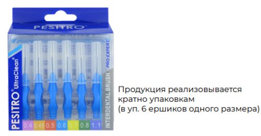 Зубная щетка PESITRO CLASSIC в блистере (щетина: нейлон, средняя жесткость, d 0.18mm, 2900 щетинок)  фото 46