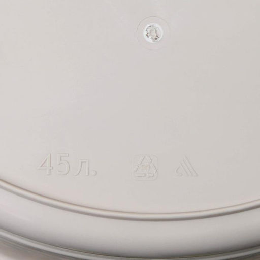 Корзина для белья угловая, 45 л, 37×50×56 см, с крышкой, слоновая кость