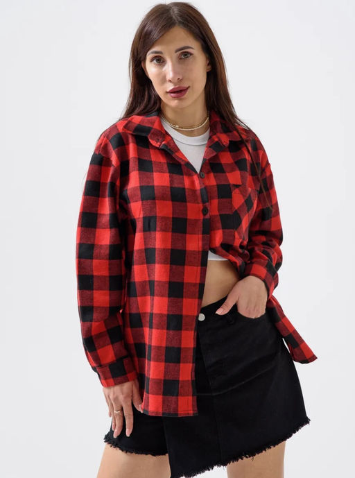 K12702 Рубашка OVER SIZE ТМ_РОЗОВЫЙ - Brand фото 5