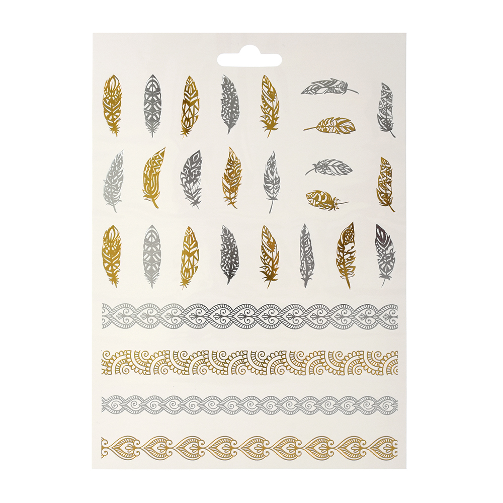 Наклейки переводные фольгированные Перышки - Marmiton фото 2