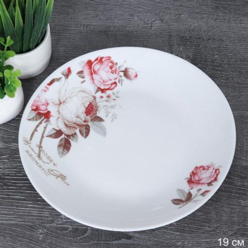 Тарелка 190 мм ЕВРО2 / 30/759565220 (6916) /уп 2/ серия Чайная роза