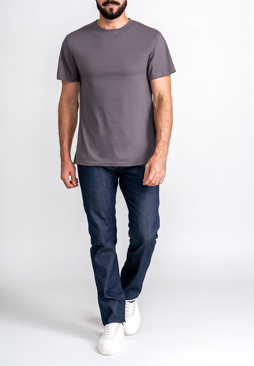 Футболка мужская короткий рукав GREG G145-RD-6025 (серый)  фото 3