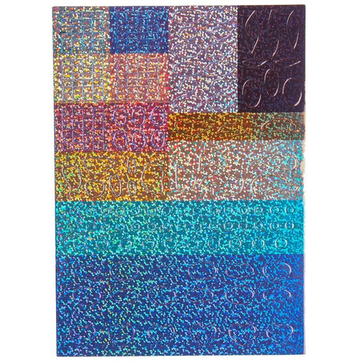 Аппликация форменными стикерами «Холодное сердце», набор для творчества, стикерная мозаика