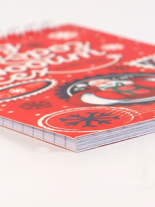 Подарочный набор новогодний, 16 ручек, 16 открыток, 16 блокнотов