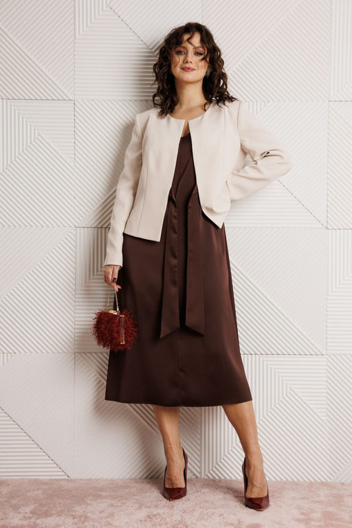 Костюм Mubliz 332-Р шоколад+беж