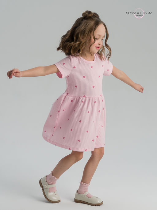 Платье Лето лапша сердца на розе - Sovalina фото 18