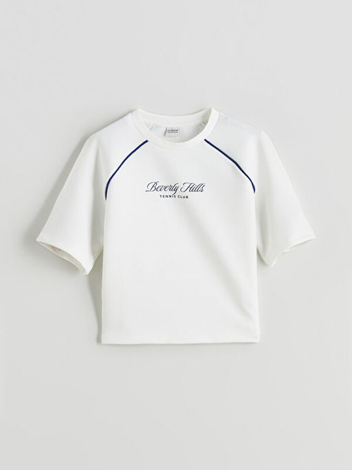 Bisiklet Yaka Soft Touch K?z ?ocuk Ti??rt ve ?ort