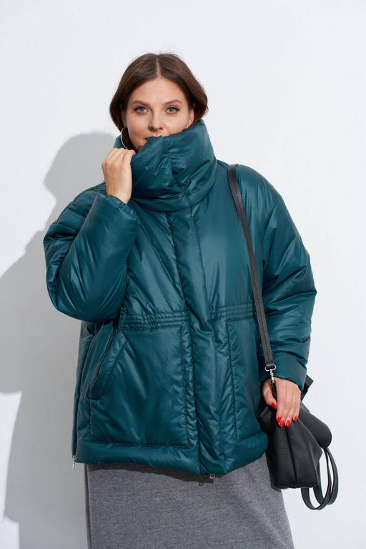 Куртка TEZA 5615 бирюза