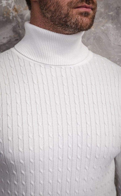 Водолазка F-871 white - Fine joyce фото 2