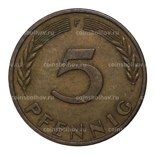 5 пфеннигов 1949 года F
