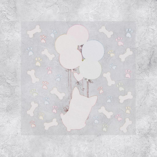 Термонаклейка для декорирования текстильных изделий  «Пёсик», 14 х 14 см