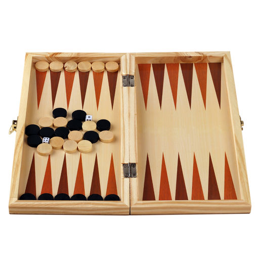 Игра настольная 3 в 1: нарды, шахматы, шашки 29x29 / S3025 /уп 60/ - Галеонтрейд фото 10