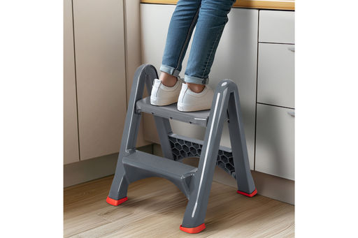 Стремянка складная 50*54*58 см серый (221318) - Elan gallery фото 3