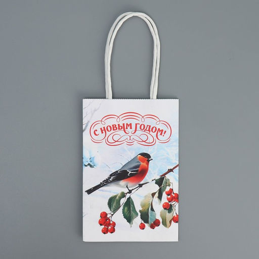 Пакет крафтовый Зимушка, 15 10 6 см - Дарите счастье фото 16