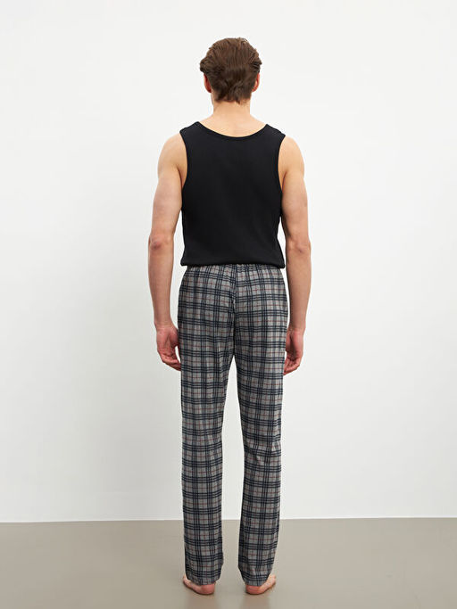 Standart Kal?p Ekose Erkek Pijama Alt