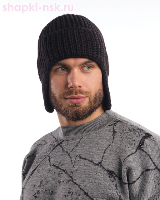 65432 Avella XXL Ушанка мужская флис (60-61)