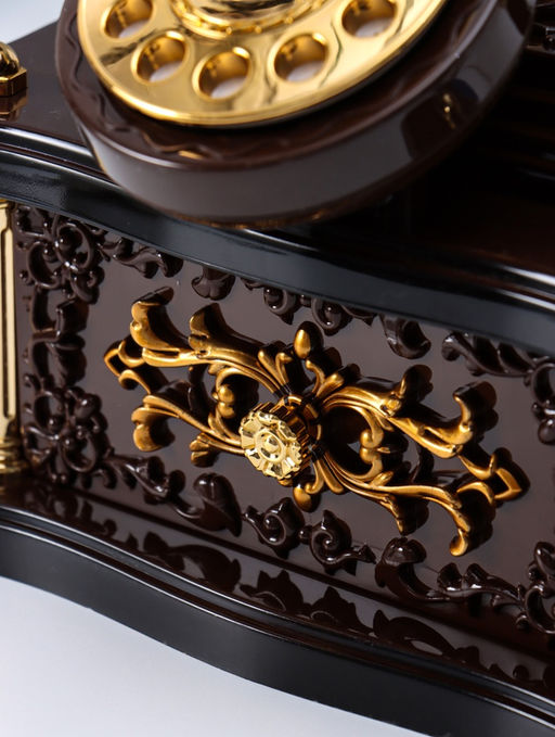 Шкатулка музыкальная механическая «Ретро телефон», 20×14.5×21.5 см