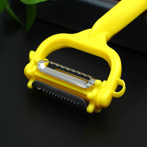 Цена за 2 шт. Овощечистка многофункциональная Доляна, 169 см, цвет жёлтый  фото 4