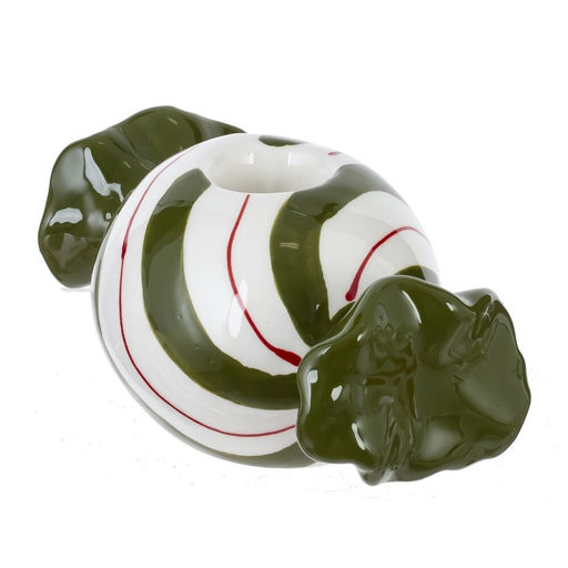 Подсвечник "Конфета", L12 W6 H5 см, 2в.