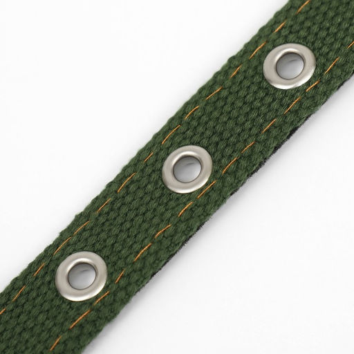 Ошейник брезентовый с подкладом, 52 х 2 см, хаки - Пижон фото 6