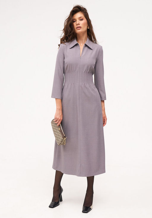 Платье KaVari 1089 серый  фото 5