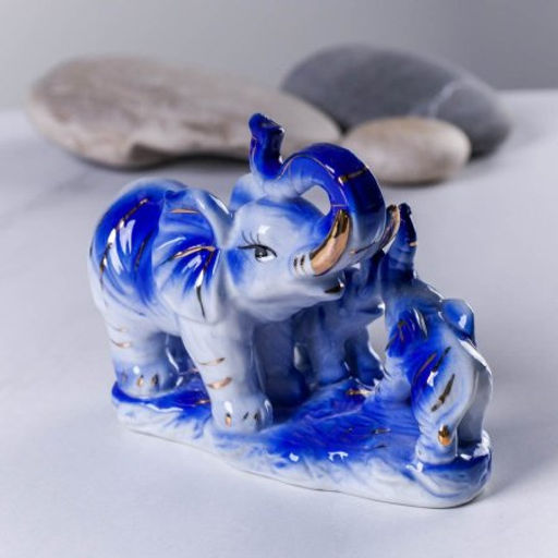 Статуэтка Семья слонов 12х15 см / W105 /уп 54/ - Галеонтрейд фото 5