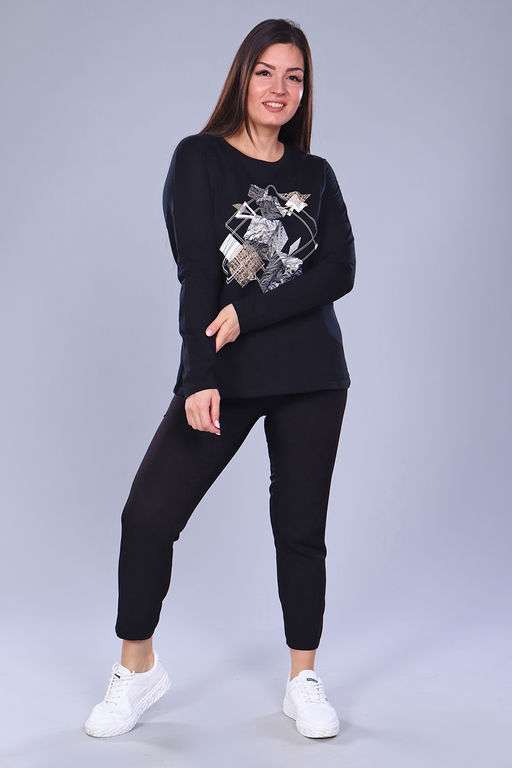 Футболка 55038 с дл.рукавом - Натали фото 15